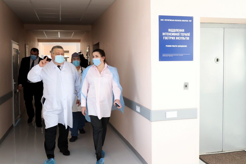Голова Чернігівської ОДА Анна Коваленко відвідала обласну лікарню